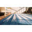 Charming Antique Dhurrie Striped Rug from India