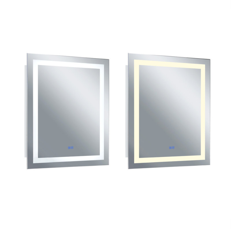 DEL blanc mat de notre collection Abril, H 40 po x l 32 po