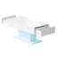 2 Drawers Rectangle High Gloss Coffee Table with LED-1933977477
