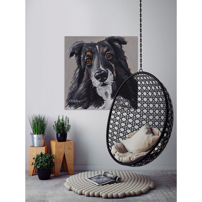 Sheltie Lovers 1 Piece Wrapped Canvas Painting, 101cm H x 101cm W x 3.81cm D