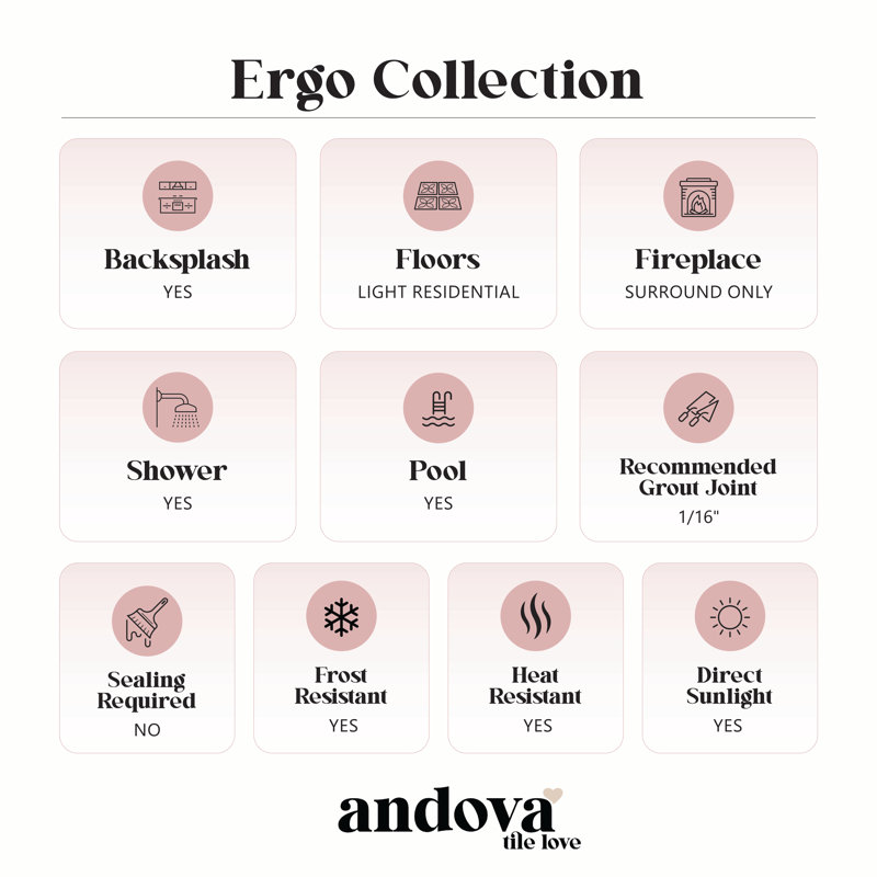Ergo 3" x 11" Picket Glass Floor and Wall Tile, Torno