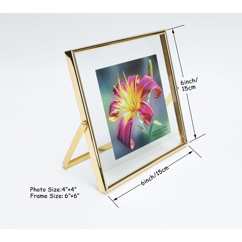 Randah Metal Shadow Box Picture Frame
