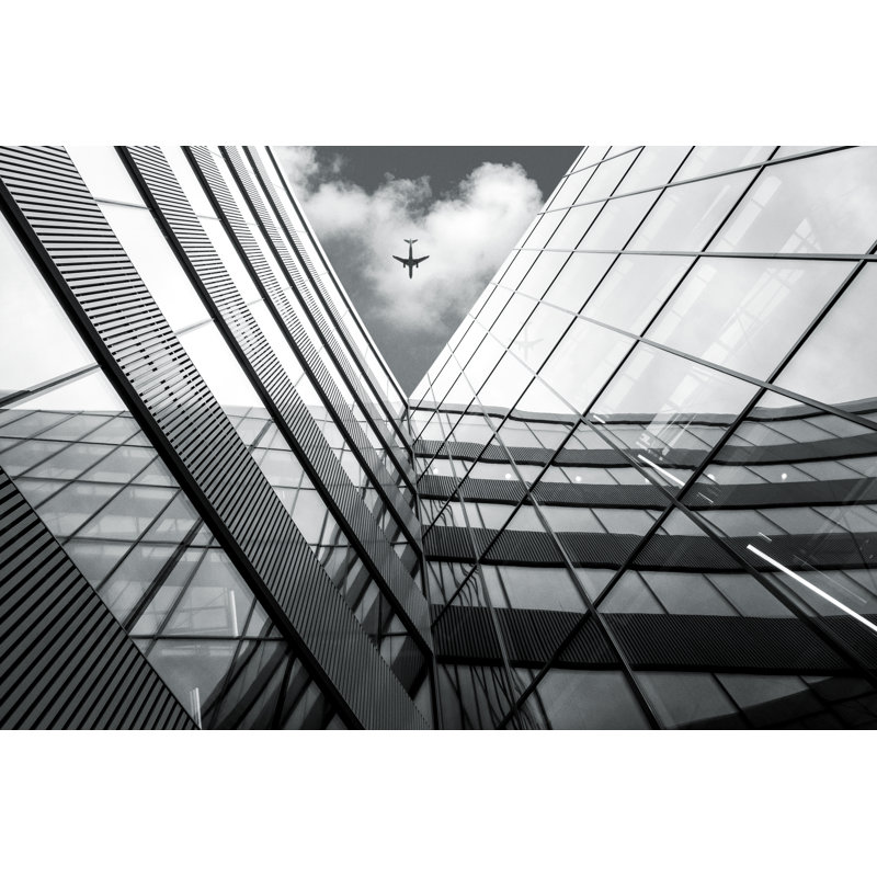 Flying Airplane by Cebas - Wrapped Canvas Print, 51cm H x 76cm W