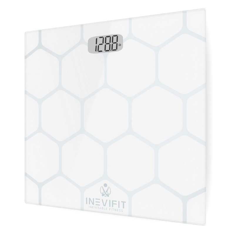 INEVIFIT Digital Bathroom Scale, White