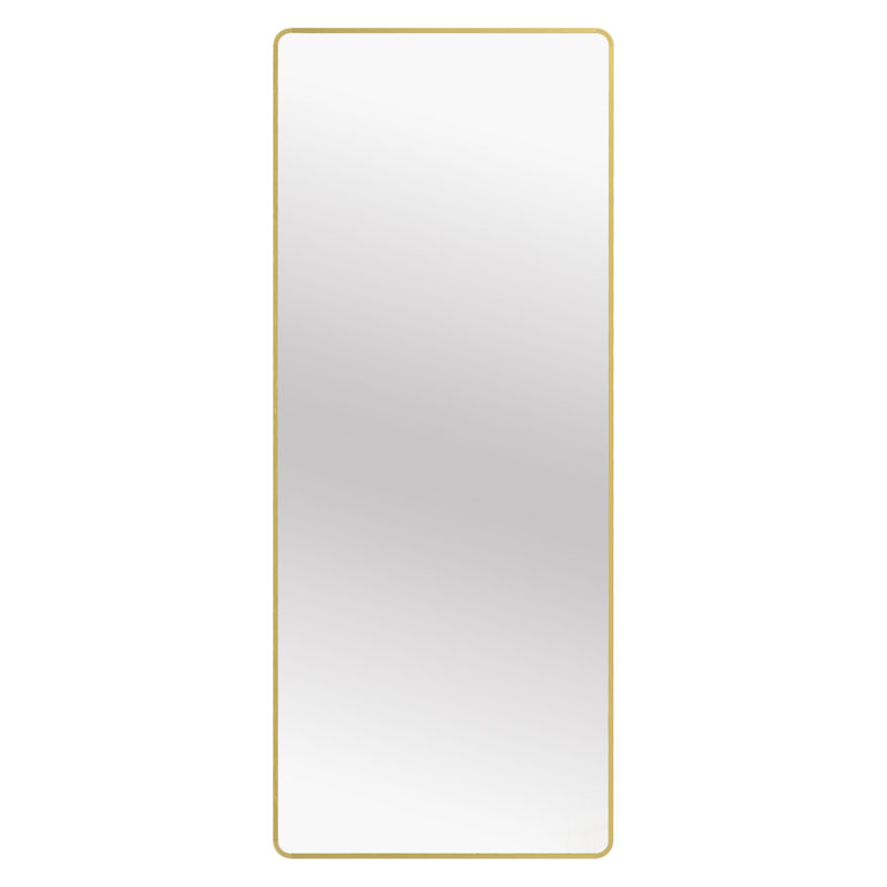 Aluminium Rectangle Mirror, Gold