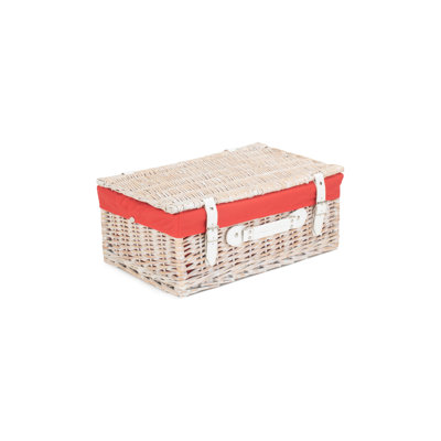 Wicker Hamper Basket with Lining
