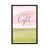 Black Floater Framed