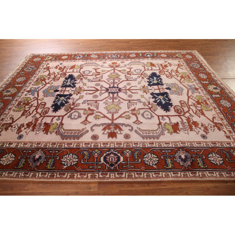 Tapis oriental fait à la main Oushak 8 x 10