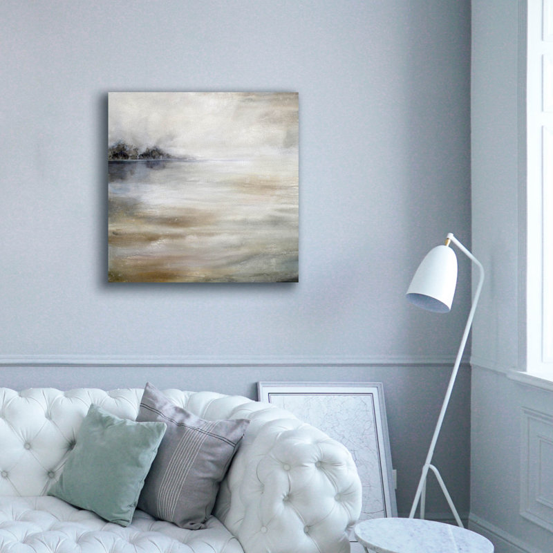 «Morning Mist» par Karen Hale, H 37 po x l 37 po x P 1,5 po