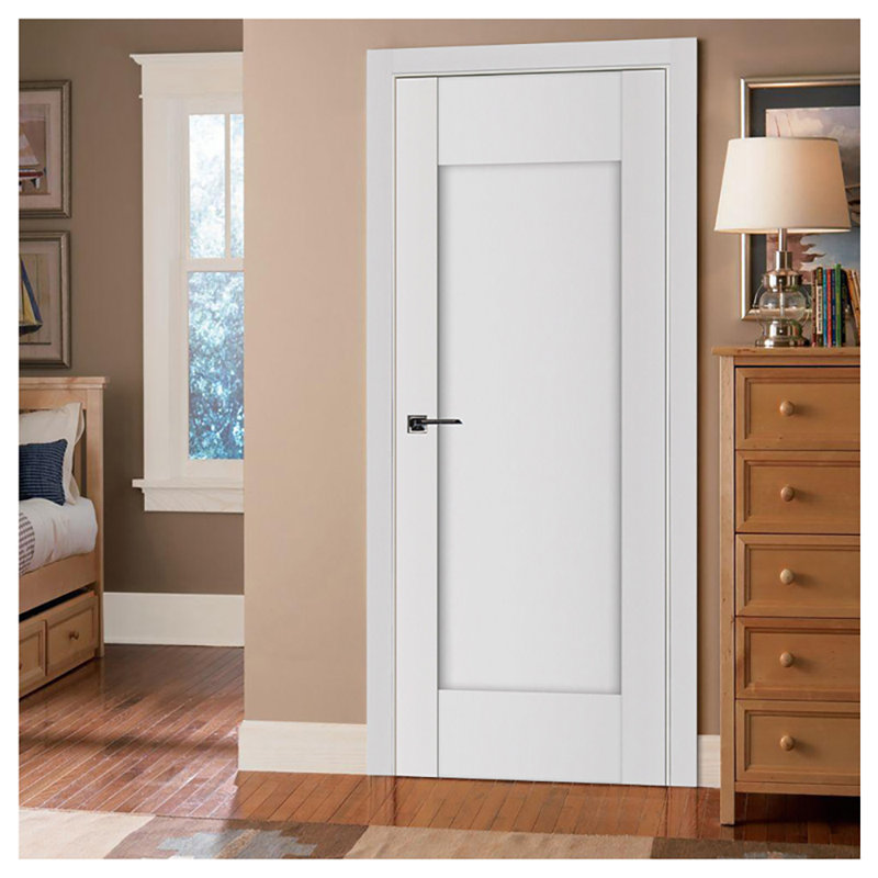 Porte intérieure stratifiée blanc pré-suspendu Stile 012, Droite, 23,75 po x 96 po