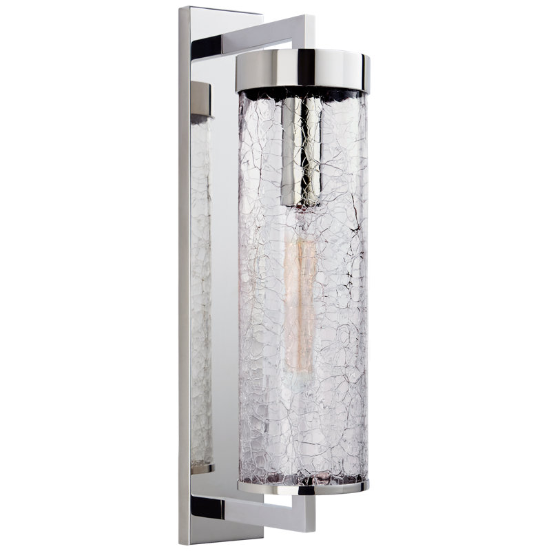 Kelly Wearstler Liaison Large Bracketed Wall Sconce, Polished Nickel