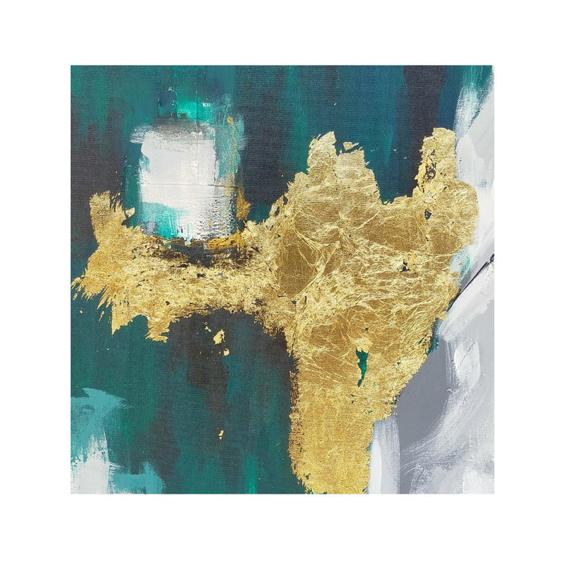 Art abstrait île | Acrylique sur toile | Par Vinit Pravin Mistry