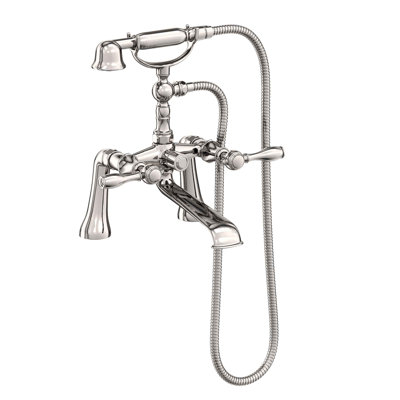 Victoria Deck Mount Exposed Tub & Hand Shower Set