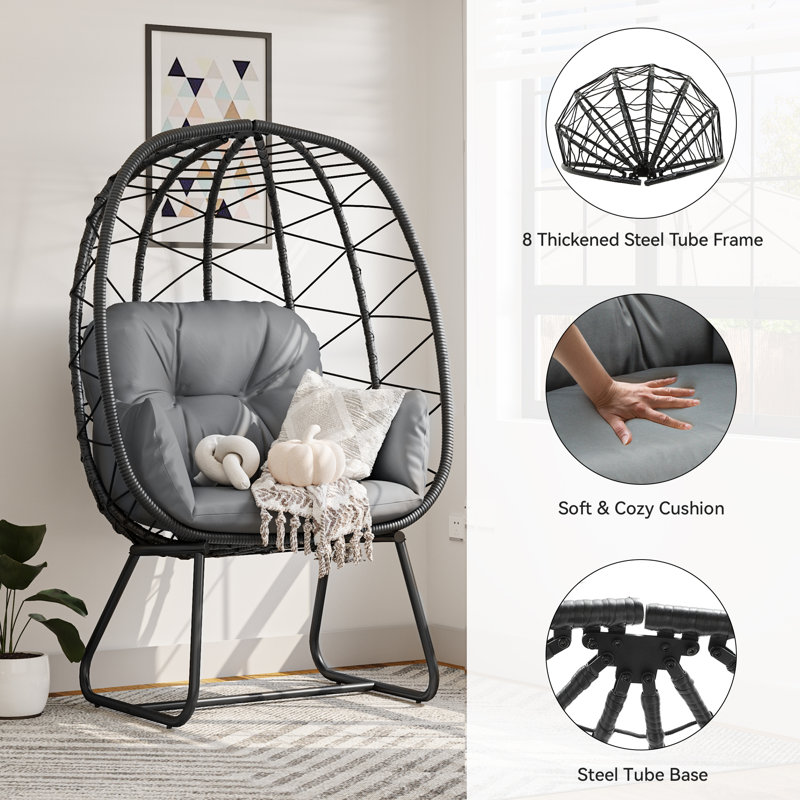 Egg Chair, Gray