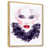 Toile avec cadre flottant brun