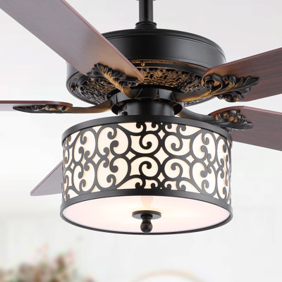 Amoz 52'' Ceiling Fan with Light Kit