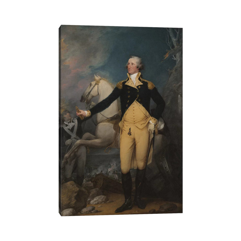General George Washington At Trenton, 1792 by John Trumbull - Wrapped Canvas Gallery-Wrapped Canvas Giclée