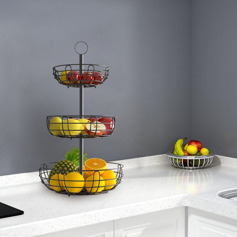 Prep & Savour Independence Metal Fruit Bowl & Reviews