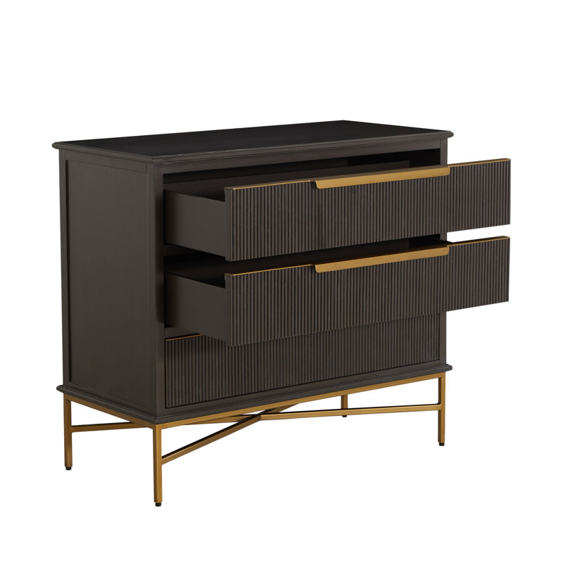 Riggs Chest - Dark, Sesame Black, Stained Brass