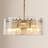 Friedhardt 12-Light Modern Dimmable Drum Chandelier With Textured Glass-1662144696