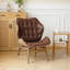 Fauteuil à oreilles capitonné Jeyshan-1625064071