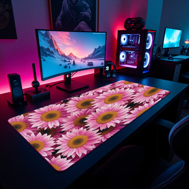 Polyester Desk Pad, 14.4x12.1
