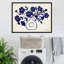 «Modern Blue» par Farida Zaman - Cadre photo unique, impression-559216548-559216479