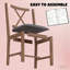 Chaises de cuisine stables, chaises de chambre, ensemble de 2 chaises de salle à manger (seulement chaise)-1064839339