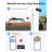 8CH DVR Security Cameras System with 1TB HDD, 4 Outdoor Bullet Cameras, Motion Detection