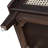 Boho Rattan Entryway Bench With Storage, Cushioned Shoe Bench With Double Doors, Wooden Shoe Organizer Bench For Entryway And Hallway (Espresso+Beige )-1788003072