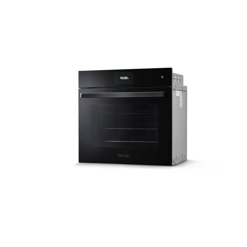 30"W. Single Electric Oven, Black Glass