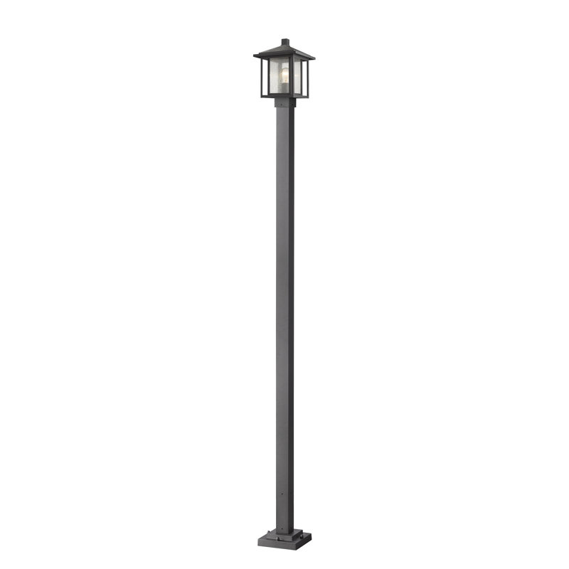 Lampadaire câblé à 3 lumières Iwan 106,69 "Iwan, Noir, H 118,44 po x l 11 po x P 11 po