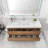 60'' Single Bathroom Vanity with Acrylic Top-47601361