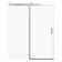56-60" W X 76" H Frameless Single Sliding Soft-Close Shower Doors, Reversible Installation, 3/8" Tempered Glass