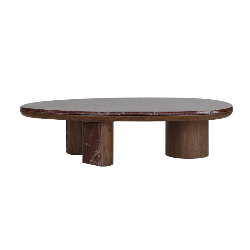 Canyon Marble Coffee Table, Red