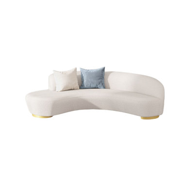 Sephina 66.93'' Curved Sofa -  Orren Ellis, FA0522AB616F4A6580BBF3174574472E