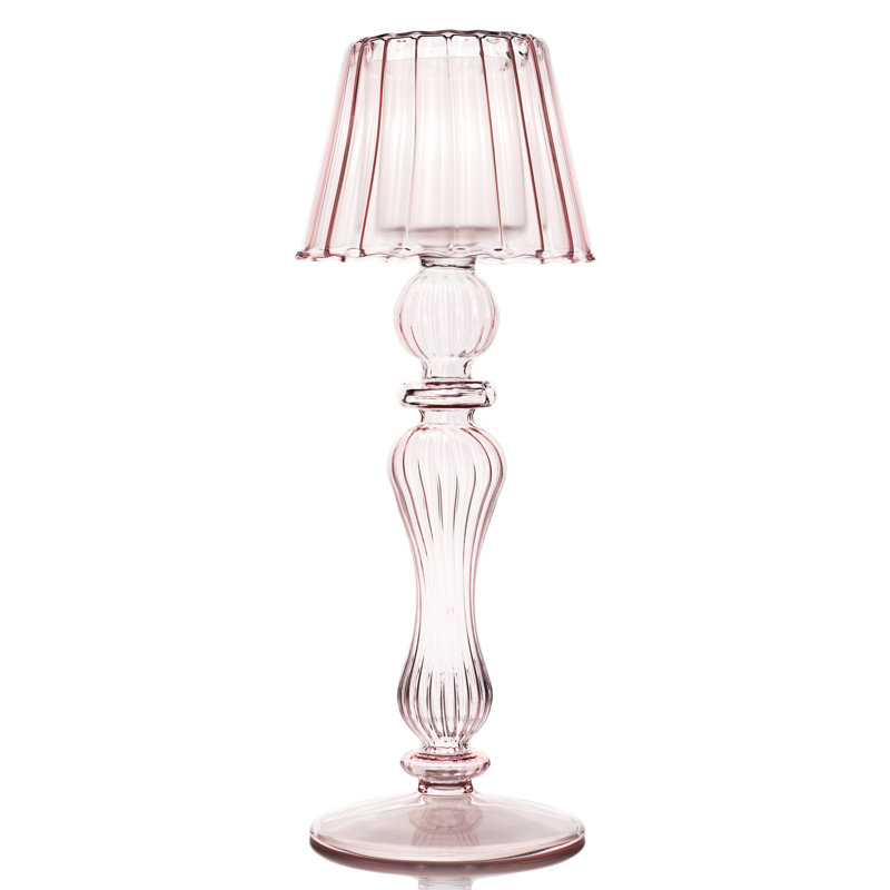 Bougie chauffe-plat La Boheme, rose, Rose