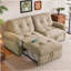 77-Inch Convertible Sofa Bed With Modern Velvet Upholstery, 2-In-1 Design For Sitting And Sleeping In Multiple Rooms.-1464283804