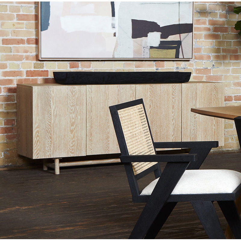 Mika 72'' W Solid Wood Sideboard