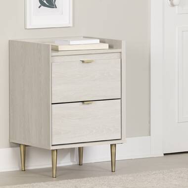 South Shore Hype 6-Drawer Natural Walnut and Carrara Marble Double Dresser  36 in. H x 57 in. W x 18 in. D 13527 - The Home Depot