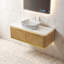 Meuble-lavabo flottant 48 po avec capteur de lumière et lavabo vasque en marbre - Tiroirs à fermeture en douceur, comptoir de luxe, armoire de rangement pré-assemblée-1866171268
