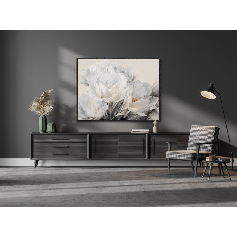 White Tulips Canvas Wall Art