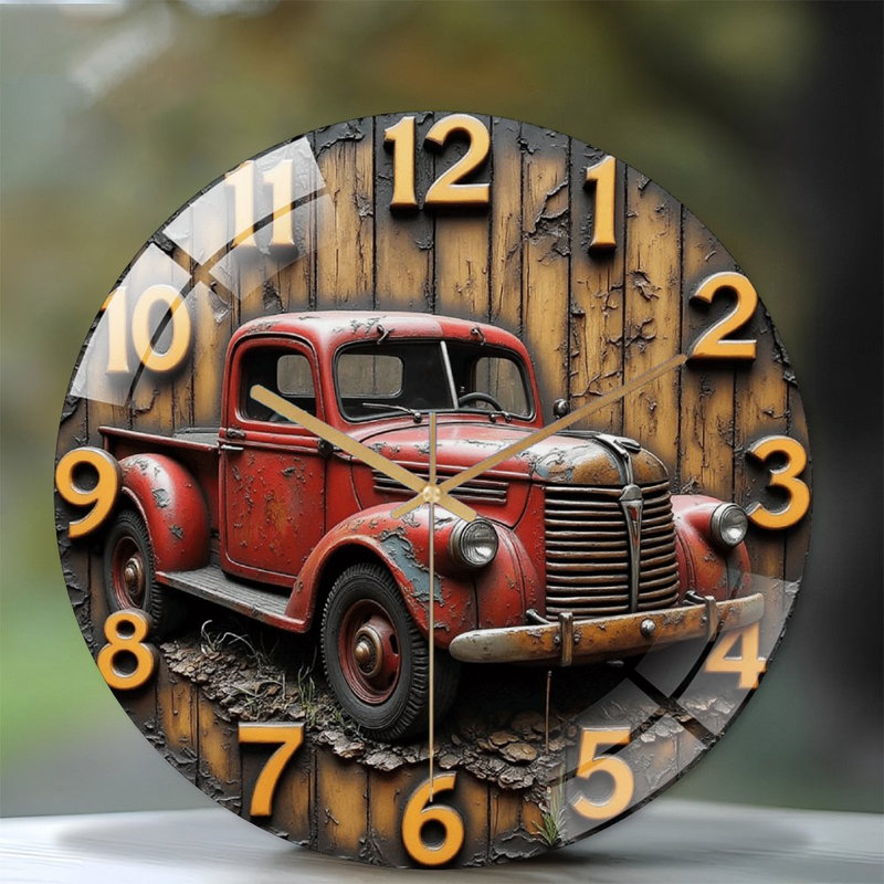 Horloge murale rétro 12 po