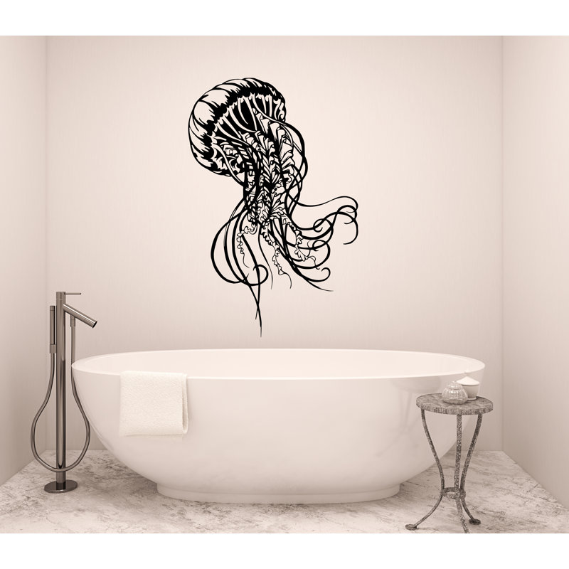 Animals Non-Wall Damaging Wall Decal, Black, 46" H x 70" W