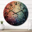 Horloge murale surdimensionnée en bois-598711003