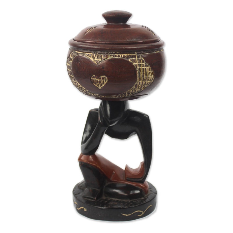 Handmade Solid Wood Table Vase