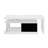 Flandria Coffee Table with Storage in White and Black High Gloss