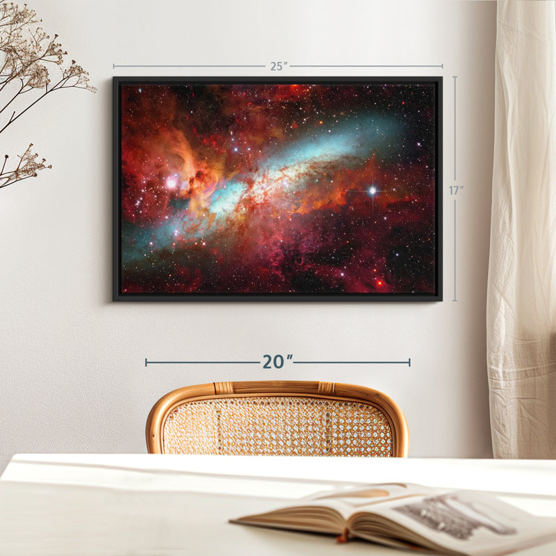 Impression sur toile Galaxy, H 17 po x l 25 po