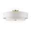 Plafonnier semi-encastré 5 lumières 22 po Flaire-775145387-789002555