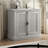 Malyha Louvered 2 Door Accent Cabinet